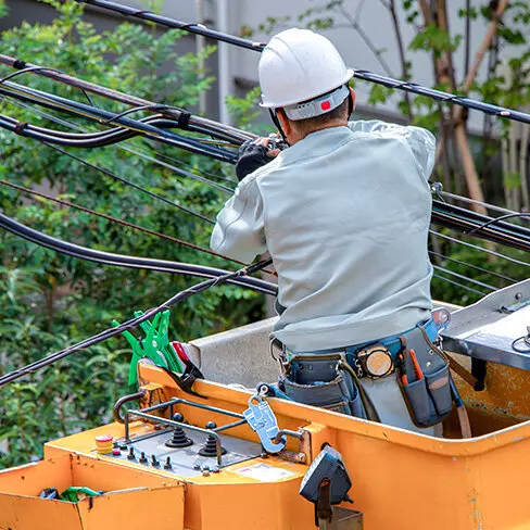 通信ケーブル敷設工事・LAN配線工事の写真