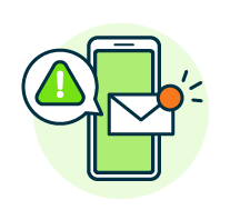 メール通知で素早く対応